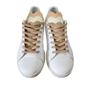 Adidas Stan Smith White Pale Nude H03122 Minimalist Neutral Sneakers Women's 8